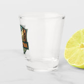 Verre A Shot Parc national de Sequoia Illustration Rétro (Droite)