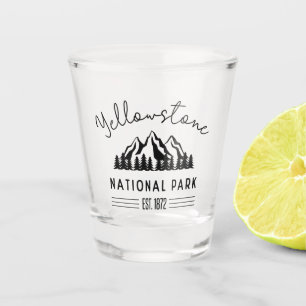 Verre A Shot Parc national de Yellowstone Randonnée Camping