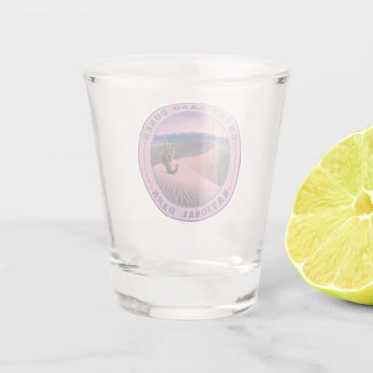 Verre A Shot Parc national des Dunes de sable (Dos)