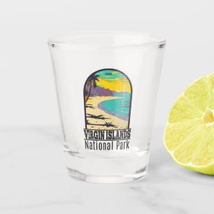 Verre A Shot Parc national des Îles Vierges Trunk Bay Beach