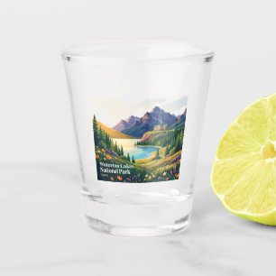 Verre A Shot Parc national des lacs Waterton Canada