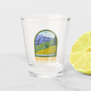 Verre A Shot Parc national des Lacs-Waterton Canada Voyage Vint