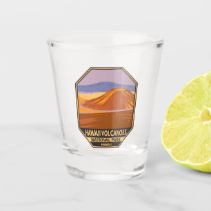 Verre A Shot Parc national des volcans d'Hawaii Mauna Kea Vinta