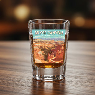 Verre A Shot Parc national du canyon de Bryce vintage