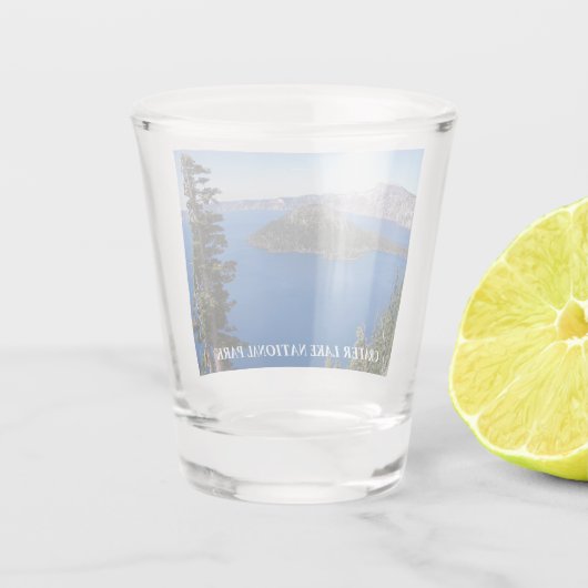 Verre A Shot Parc national du lac Crater - photo de voyage (Dos)