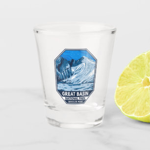 Verre A Shot Parc national Great Basin Pic Wheeler Vintage