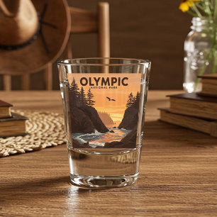 Verre A Shot Parc national olympique vintage