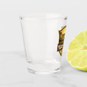 Verre A Shot Parc national Theodore Roosevelt Illustration Art (Gauche)