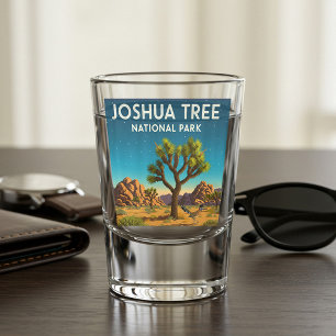 Verre A Shot Parc national vintage de Joshua Tree