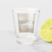 Verre A Shot Parc national vintage Yellowstone (Dos)