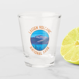 Verre A Shot Parc national volcanique de Lassen Retro perturbé