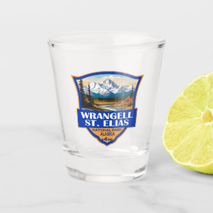 Verre A Shot Parc national Wrangell St. Elias Illustration