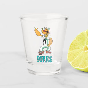 Verre A Shot Parodie de Popeye Vintage des années 1990
