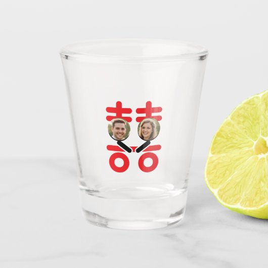 Verre A Shot parole de mariage chinois (Devant)