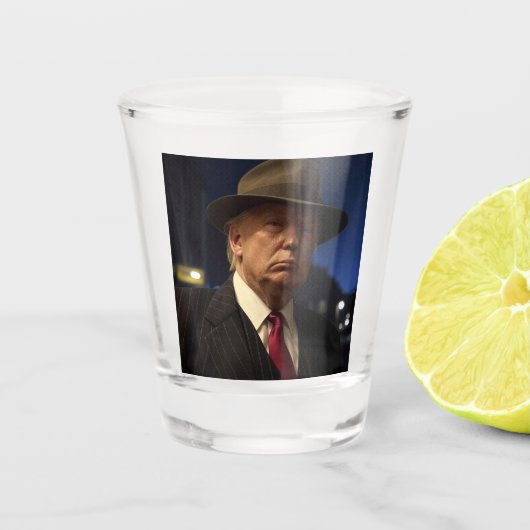 Verre A Shot Parrain de l'Amérique Don J. Trump (Devant)