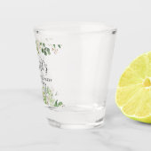 Verre A Shot Partie de Bachelorette de verdure d'aquarelle (Droite)