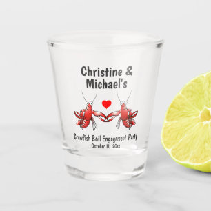 Verre A Shot Partie d'engagement de l'écrevisse mariage