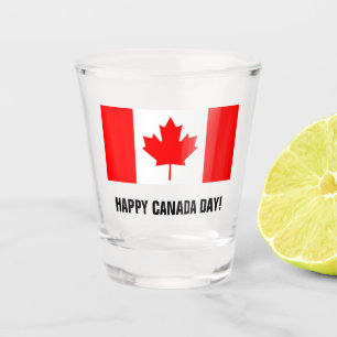 Verre A Shot Partie potable de drapeau de jour fait sur