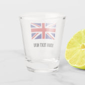 Verre A Shot Partie potable faite sur commande de drapeau (Dos)