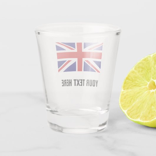 Verre A Shot Partie potable faite sur commande de drapeau (Dos)