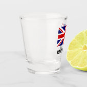 Verre A Shot Partie potable faite sur commande de drapeau (Gauche)
