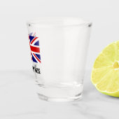 Verre A Shot Partie potable faite sur commande de drapeau (Droite)
