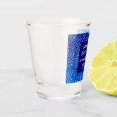 Verre A Shot Parties scintillant bleue Bachelorette (Gauche)