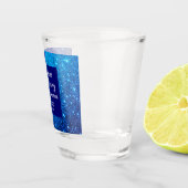 Verre A Shot Parties scintillant bleue Bachelorette (Droite)