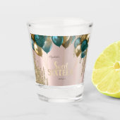 Verre A Shot Parties scintillant d'or Ballons Rose Gold Sweet 1 (Devant)