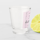 Verre A Shot Parties scintillant moderne chic rose étincelle fê (Gauche)