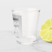 Verre A Shot Parties scintillant moderne en argent | Catégorie  (Droite)