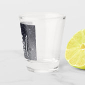 Verre A Shot Parties scintillant noire moderne étincelles Nom p (Droite)