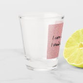Verre A Shot Parties scintillant rose Je L'Ai Rendu Awkward Tho (Gauche)
