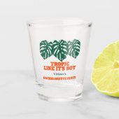 Verre A Shot Parties scintillant Tropical Bachelorette Party Mo (Devant)