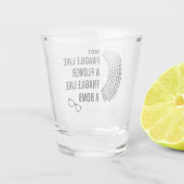 Verre A Shot Pas fragile comme une fleur fragile comme une bomb (Dos)