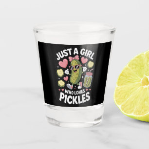 Verre A Shot Passion Cornichon Juste Une Fille Qui Aime Les Cor