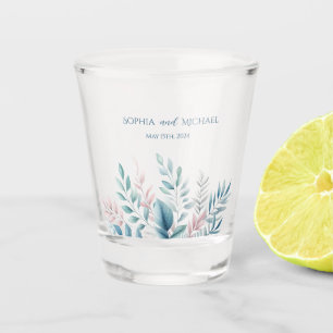 Verre A Shot Pastel Botanique Mariage-Argent/Pique Danse-