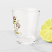 Verre A Shot Pastel Fleurs de Printemps Maid of Honor Wedor Fav (Droite)