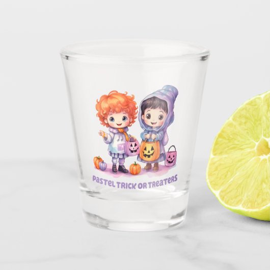 Verre A Shot Pastel Trick ou Traitements (Devant)