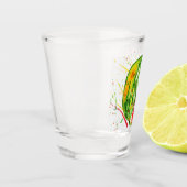 Verre A Shot pastèque Abstraite couleur vive (Gauche)