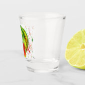 Verre A Shot pastèque Abstraite couleur vive (Droite)