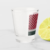 Verre A Shot Pastèque palestinienne Hatta Keffiyeh Kufiya Folk (Gauche)