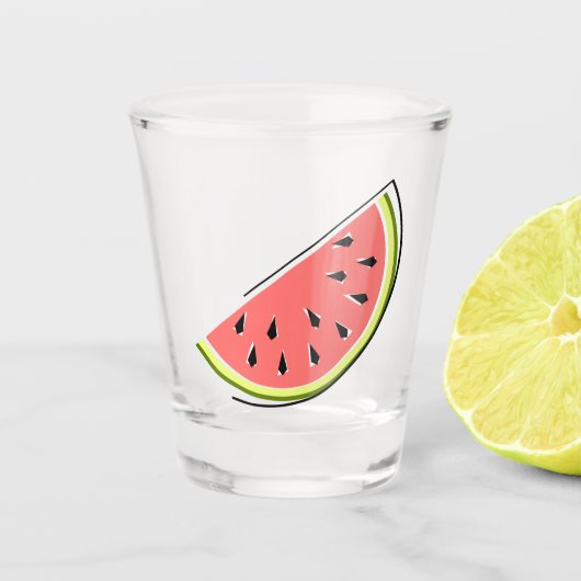 Verre A Shot Pâte de pastèque (Devant)