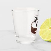 Verre A Shot Patinage sur glace de fourmis joyeuses sur dessin  (Gauche)