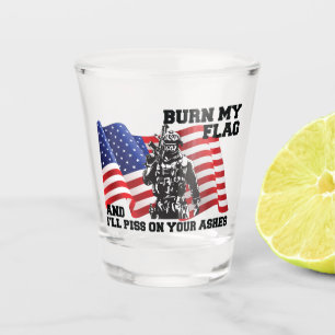 Verre A Shot Patriote américain