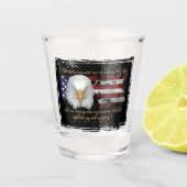 Verre A Shot Patriotisme juste (Devant)