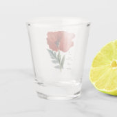 Verre A Shot Pavot rouge (Dos)