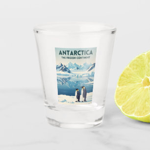Verre A Shot Paysage de la nature de l'Antarctique de voyage ré