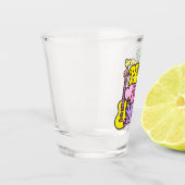 Verre A Shot Peace Love (Gauche)