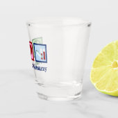 Verre A Shot Peace Love Phlebotomy mignon Phlebotomiste (Droite)